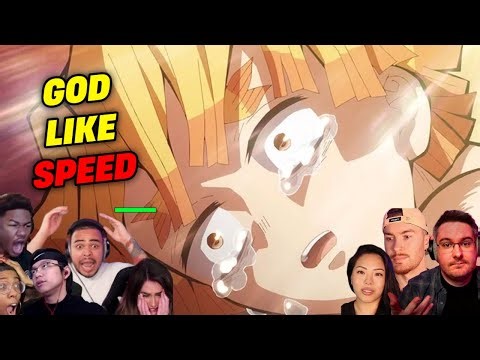 YOUTUBERS REACT to Zenitsu Thunder Clap Flash Moment – Fans Go Wild! (Raw Reactions)