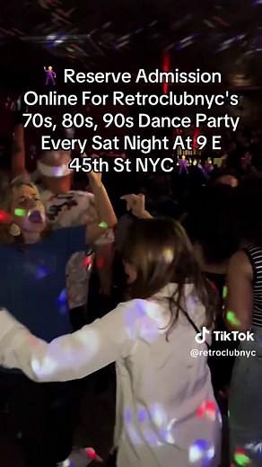 70s, 80s, and 90s Dance Party at RetroclubNYC