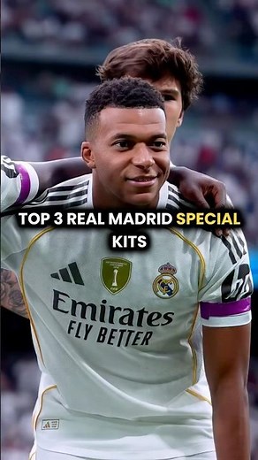 TOP 3 Real Madrid SPECIAL KITS 🤍🔥 | Cleanest Jerseys Ever?!