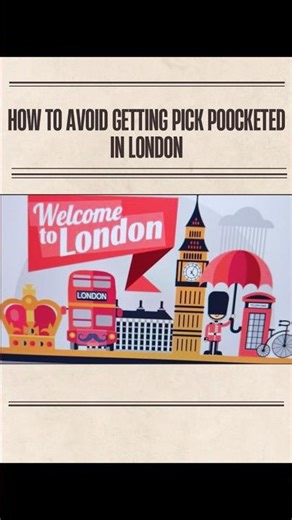 5 ways to avoid getting pickpocketed in London#travelsafety#pickpocket#traveltips#london#staysafe