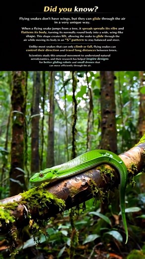 This Snake Can Fly… But It Has No Wings 😳