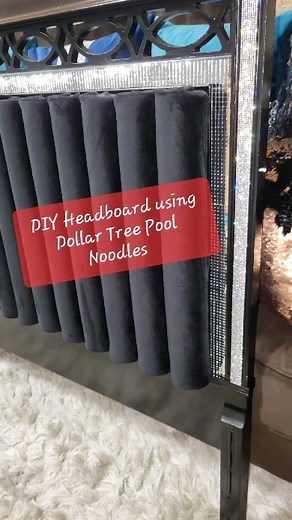 33K views · 1K reactions | Who wants me to do a tutorial using pool noodles from @dollartree and Diamonds & Mirror from @amazon ? #diy #explore #explorepage #glamhome #diyfurniture #dollartree #amazon | KaTrina Gorham | Facebook