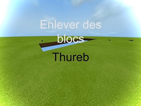 Comment enlever des blocs dans Minecraft bedrock édition
