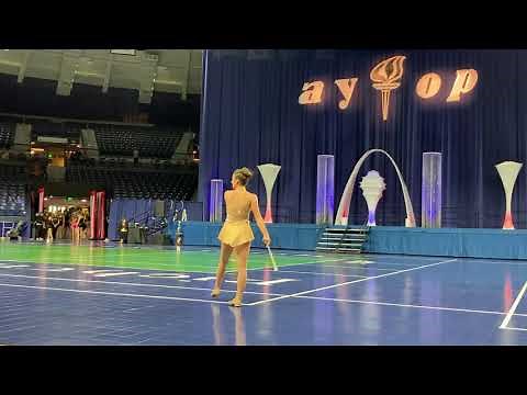 Adaline Bebo - College Miss Majorette of America 2018 Farewell Performance