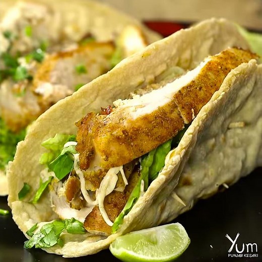 Jamaican Jerk Chicken Tacos