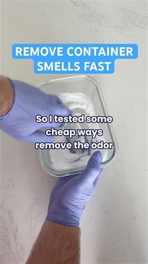Remove stubborn food smells from containers with these 10 cheap tricks. (See description)