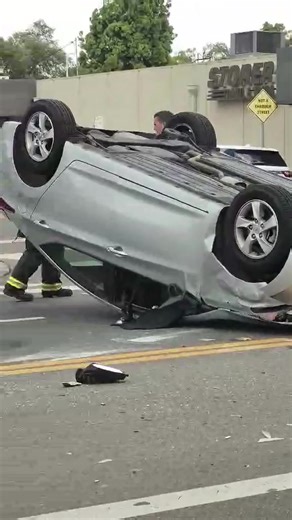 Modesto Traffic Advisory: Car Overturned on Tully Rd