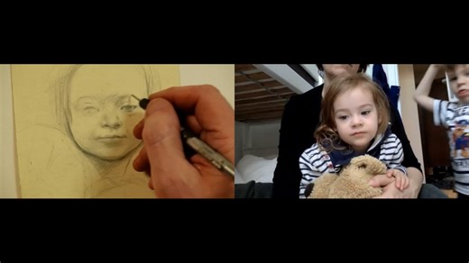 Drawing Children's Portrait