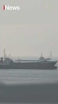 AS-Iran Damai! Begini Penampakan Ratusan Kapal Tanker Wara-wiri di Selat Hormuz #shorts