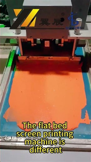 The flatbed screen printing machine#machine #screenprinting #factory #changs