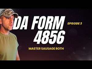 How To Use The DA Form 4856 Developmental Counseling Form | Master Sausage YouTube