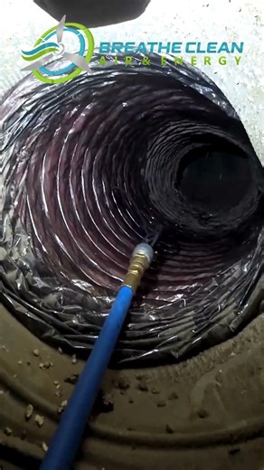 Air Whip Duct Cleaning 🌪️ High-Pressure Clean in Action