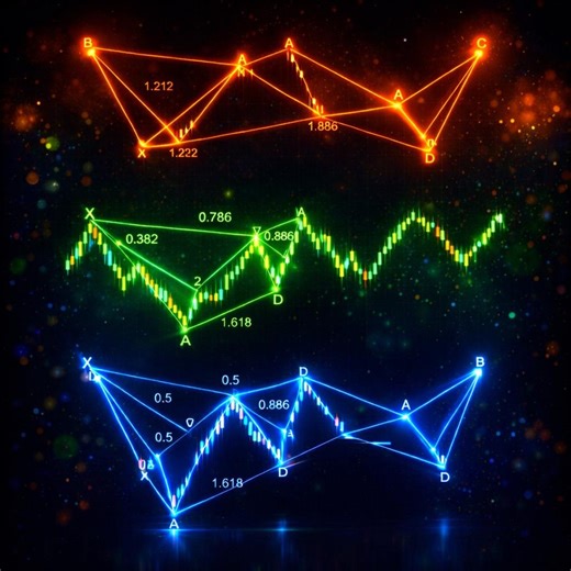 Harmonic Patterns Indicator for TradingView | Auto Harmonic Detection | Fibonacci Pattern Scanner | XABCD Pattern Tool – Indicator Prime