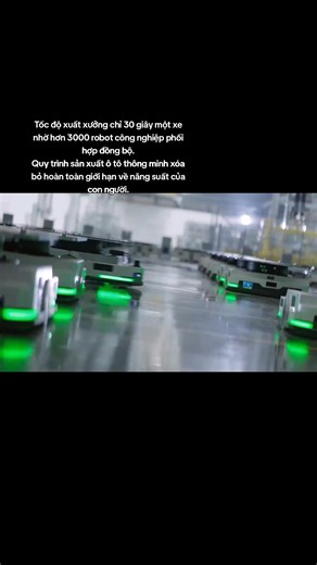 Nhà máy thông minh ứng dụng hệ thống robot tự hành AGV phối hợp cùng tổ hợp cánh tay cơ khí tự động hóa trong các công đoạn dập, hàn và sơn. Dây chuyền được kiểm soát chất lượng bằng công nghệ quét laser chính xác, tối ưu hóa chu kỳ xuất xưởng tối đa cho dòng xe điện AITO. #vamt25 #AITO #mechatronics #cokhi #tech