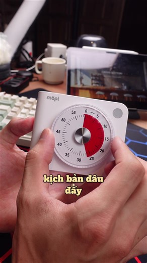 Đồng hồ bấm giờ cơ giúp tập trung hiệu quả
