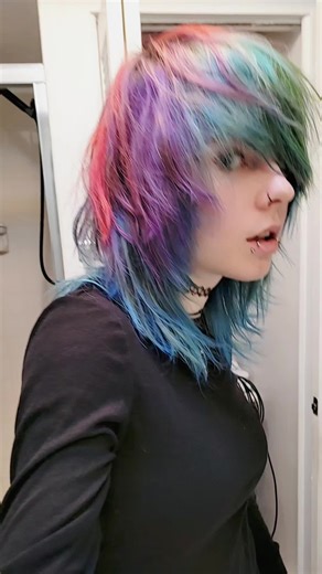 Rainbow Hair: Emo Style Inspirations