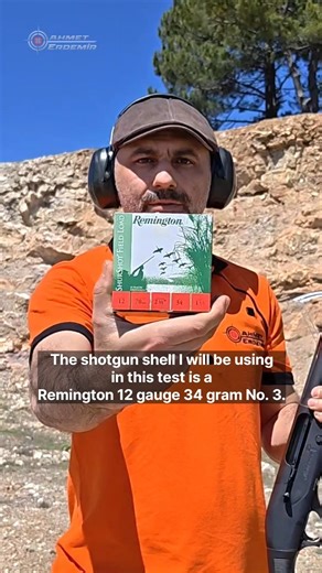 Remington 12 Gauge 34 Gr 3 No Av Fişeği Hız Testi #hunting #ammu #remington #shotgunshells