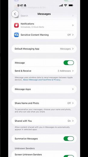 How To Enable iMessage on The iPhone