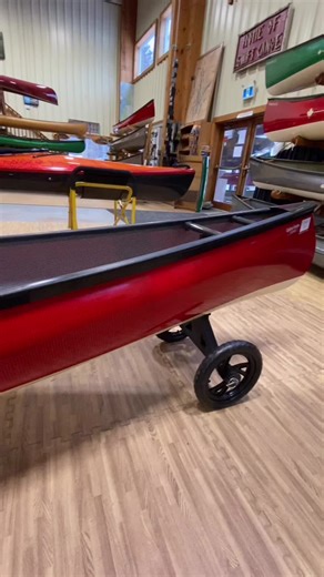 Swift Canoe & Kayak on Instagram: "Want to see what the world’s best canoe designer is getting for Christmas?! 🎅 We built this custom Cruiser 13.8 for the legend DY himself. In fact, you might even call it a ‘DY Special’ of sorts (the real ones get that reference). This boat includes a handy Assist Bar, a carbon adjustable footbar, a matching Ruby seat base, and an innovative wheel system to make portaging super quick and simple (you may recall we developed this on a Cruiser 17.8 for racer Terr