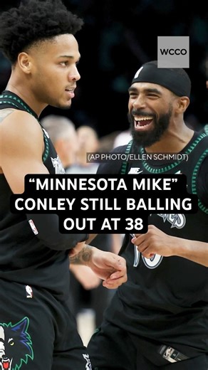 How Mike Conley gets along with NBA players half his age #shorts