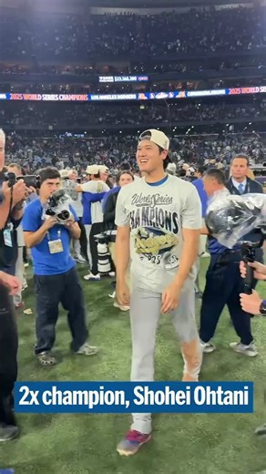5.2M views · 107K reactions | Back-to-back #WorldSeries champion, Shohei Ohtani 濾 | MLB | Facebook