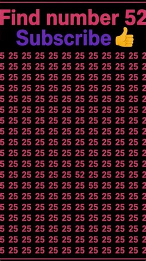 Find Number 52 😱 | Can You Spot The Hidden Number? 🔍
