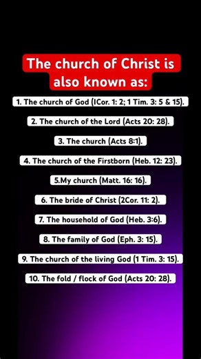 Biblical Names For A Church #churchofgod #churchofchrist