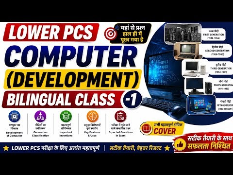 Computer MCQ for LOWER PCS | Exam Oriented Questions & Concepts