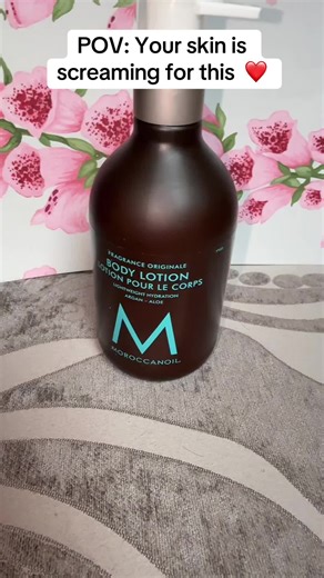 Moroccan oil body lotion , super hydrating and nourishing with a beautiful fragrance , rich and buttery with Argan oil #bodylotion #dryskin #moroccanoil #fragrance #skincare
