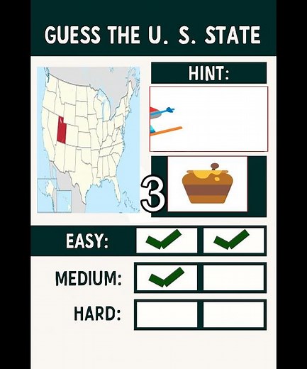 🎯 Test Your US Geography! 6 States Quiz - Mixed Difficulty Level 🗺️