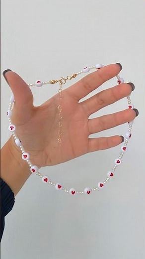 How to make pretty necklaces! Aesthetic and easy accessories step by step #accessories