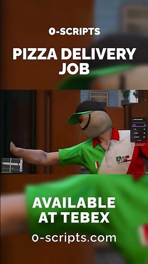 FIveM Pizza This Delivery Job #fivem #fivemrp #gtarp