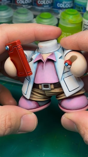 Jared Circusbear on Instagram: "“Hello there! Welcome to the world of Pokémon! My name is Oak!” #pokemon #instaart #painting #designertoys #diycrafts"