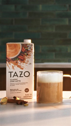 Sip into cozy season with TAZO Chai Lattes. Crafted with robust black tea, warming spices, and made your way in seconds. | Tazo Tea