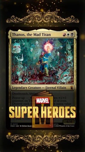 He Can SNAP The Infinity Gauntlet!?🔸THANOS, THE MAD TITAN🔸𝐌𝐓𝐆 𝕄𝕒𝕣𝕧𝕖𝕝 𝕊𝕦𝕡𝕖𝕣𝕙𝕖𝕣𝕠𝕖𝕤 𝑺𝑷𝑶𝑰𝑳𝑬𝑹