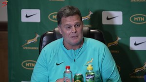 With player selection rules having changed ahead of this World Cup, Rassie Erasmus talks about the benefits of having a very strong Tongan team in their group. | SuperSport Rugby