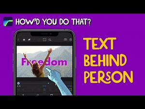 How to Place Text BEHIND Your Subject in LumaFusion