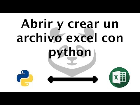 Leer y crear archivos excel en python (Tutorial pandas)