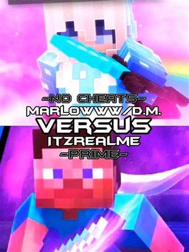 DangerMario Vs ItzRealMe #edit #viral #minecraft #pvp