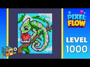 Pixel Flow Level 1000 (Very Hard) Walkthrough Solution