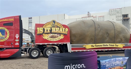 Big Idaho Potato Truck launches national tour starting at Micron