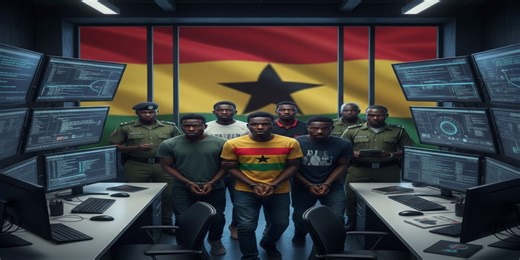 Ghanaian authorities arrest 9 Nigerians allegedly running cybercrime networks in Accra - Technext