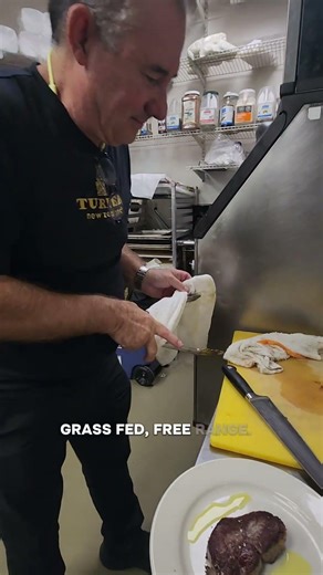 Chef Alan Bergman prepares a TURNER Filet #chef #beef