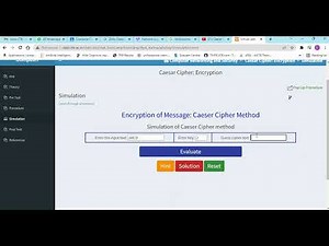 Encryption and Decryption using Caesar Cipher