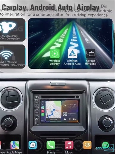 📀 F150 DVD Stereo: Retro Vibes + Next-Level Smart Connectivity! 🚀