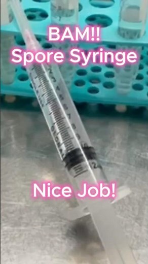 How to Make a Spore Syringe (in 60 Seconds)