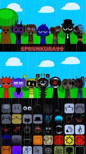 ALL SPRUNKI CHARACTERS 🔥 Part 19 #sprunki#incrediboxsprunki #sprunkiincredibox#gaming