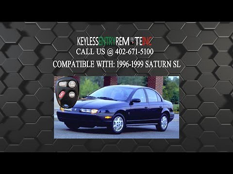 How To Replace A 1997 - 1999 Saturn SL1 or SL2 Key Fob Remote Battery