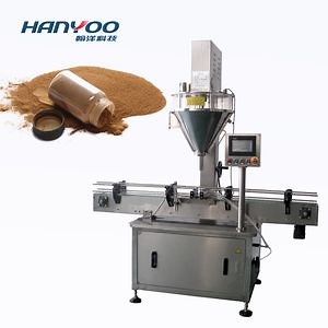 [Hot Item] Hanyoo Automatic Coffee Flour Chilli Detergent Milk Powder Filler Auger Screw Powder Filling Machine