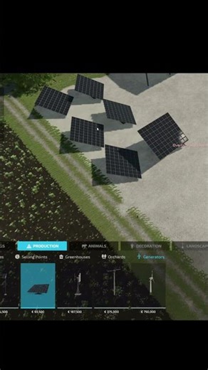 Farming simulator 22 Solar panel mod #farming #farmingsimulator22